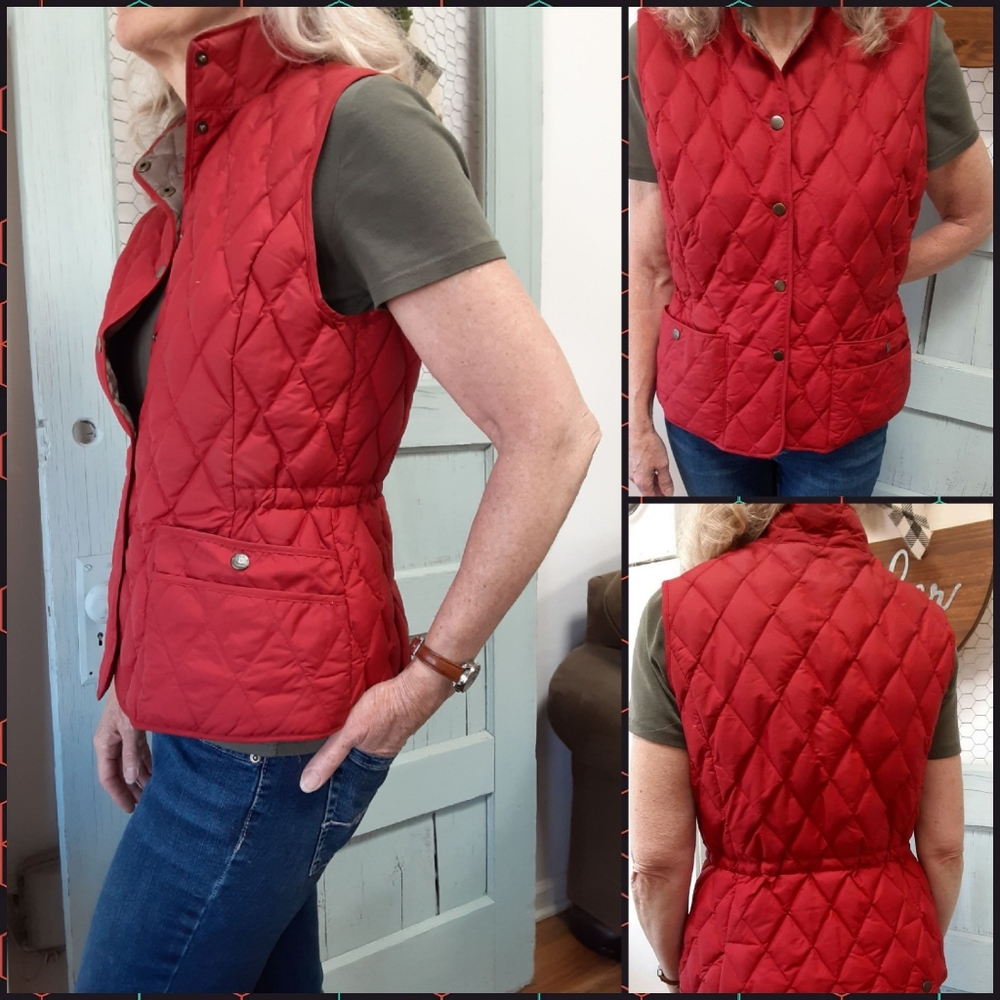 HOST PICK🤭🤸♀️❣Eddie Bauer premium goose filled down puffer vest VGC women's M